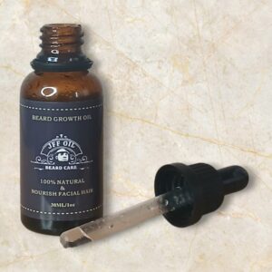 L'huile de croissance de barbe